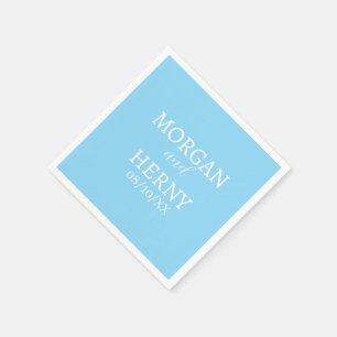 CUSTOMIZED NAME STYLISH MODERN  WEDDING  NAPKIN