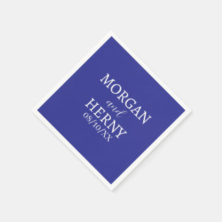 CUSTOMIZED NAME STYLISH MODERN WEDDING NAPKIN