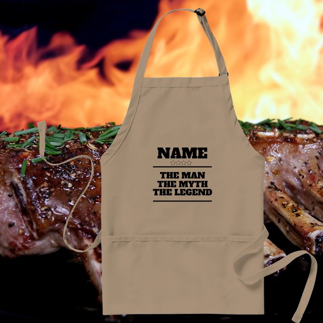 Customized Name The Man The Myth The Legend Funny Standard Apron (Creator Uploaded)