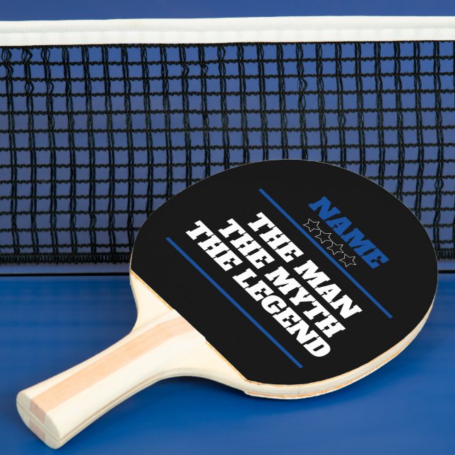 Customized Name The Man The Myth The Legend Ping Pong Paddle (Insitu)