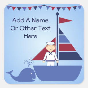 Customized Nautical Stickers