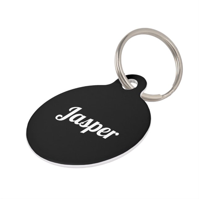 Customized necklace pet tag (Side)