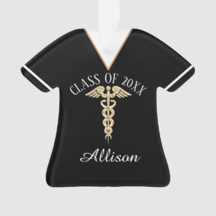 Customized Nurse Graduation Uniform Scrub Top Ornament