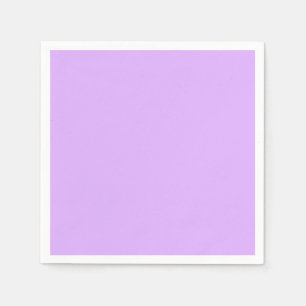 Customized Pastel Mauve Solid Colour Minimalist Napkin