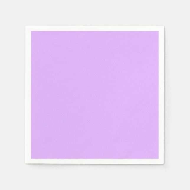 Customized Pastel Mauve Solid Colour Minimalist Napkin (Front)