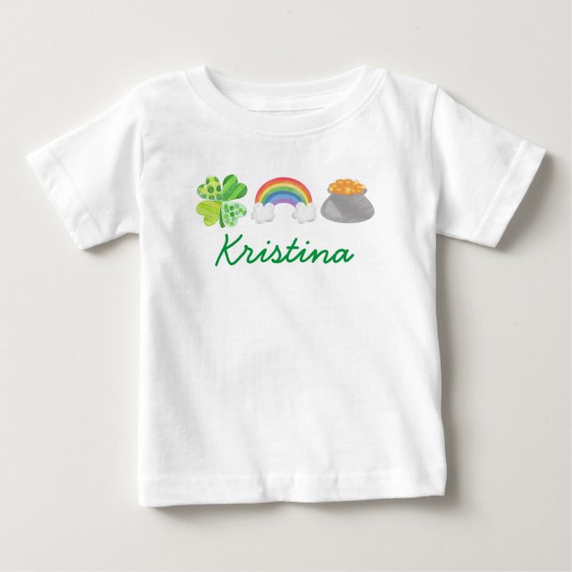 Customized  Patrick's day   Baby T-Shirt (Front)