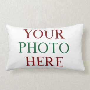 Customized Personalized Photo Double Sided DIY Lumbar Pillow