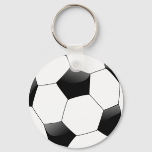Customized Personalized Saucer Football Keychain