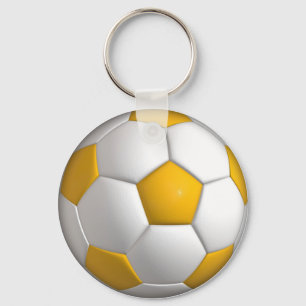 Customized Personalized Saucer Football Keychain