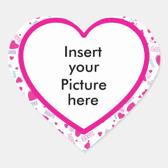 Customized personalized sticker with your photo  (Front)