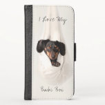 Customized Pet Dog Cat   iPhone Wallet Case<br><div class="desc">Design features cutest little Dashshund.  Ideal gift idea for yourself or others for any special occasion.</div>