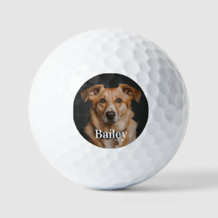 Customized pet dog photo modern personalized golf  golf balls