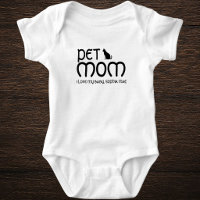 Customized Pet Lover Cat Mom Mother's Day Baby
