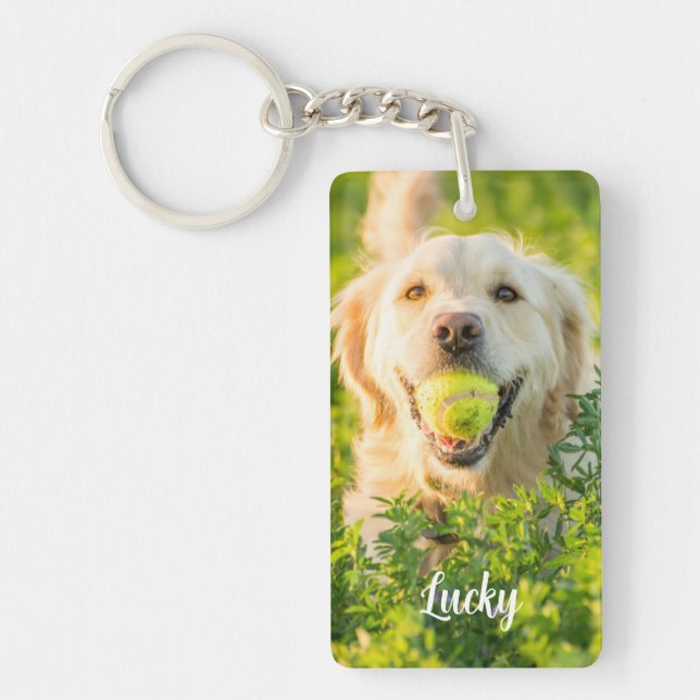 Customized Pet Memorial Keychain  (Front)