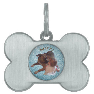 Customized Pet Photo Pet ID Tag