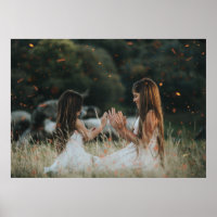 Customized Photo Bokeh Sparkles Overlay Whimsical