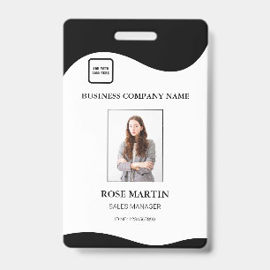 Customized Photo Business Employee Staff ID Badge
