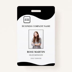 Customized Photo Business Employee Staff ID Badge