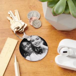 Customized Photo Friends 4 Eva Keychain