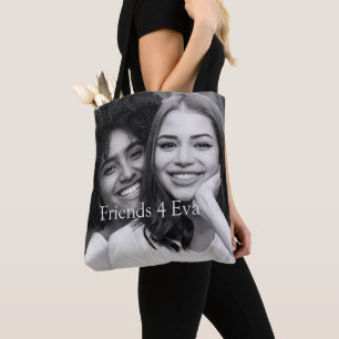 Customized Photo Friends 4 Eva   Tote Bag
