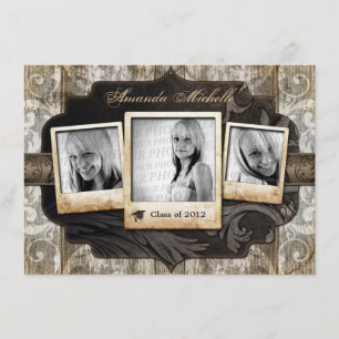 Customized Photo Graduation Announcement Invite