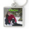 Customized Photo Key Chain Sterling Silver