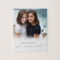 Customized Photo Will You Be My Bridesmaid