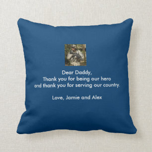 Customized Pillow with Message and Photo