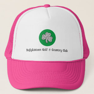 Customized Pink Golf Hat with Logo & Name