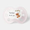 Customized PInk Monkey on Branch Baby Pacifier
