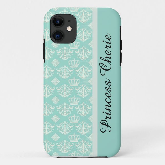 Customized Princess Damask iPhone Case (Back)