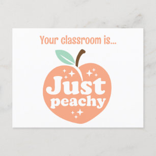 Customized principal positive feedback class visit postcard