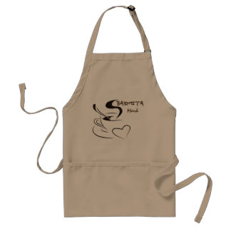 Customized professional barista design standard apron