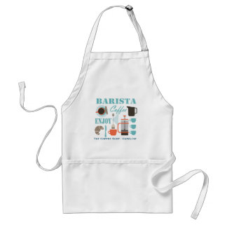 Customized professional barista design standard apron