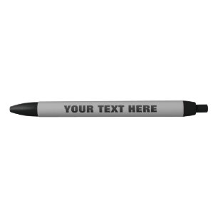 Customized promotional pens in grey or other