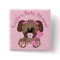 Customized Puppy Baby Shower Button