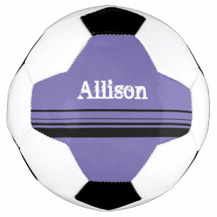 Customized Purple Soccer Ball