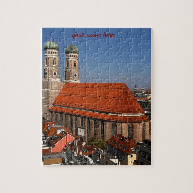 Customized Puzzle of Munich Germany (Vertical)