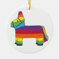 Customized Rainbow Piñata Birthday Party Favour