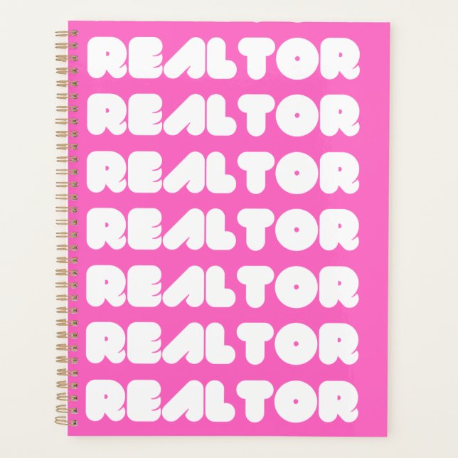 Customized Realtor Logo  Planner (Front)