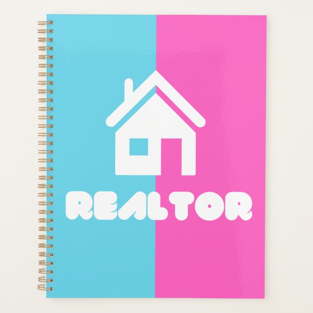 Customized Realtor Logo  Planner (Front)