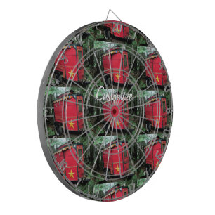 Customized Red Gypsy tiny caravan Dartboard