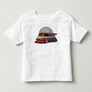 Customized retro race van concept toddler t-shirt