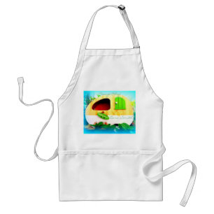 Customized Retro Vintage camper Standard Apron