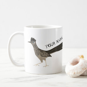 CUSTOMIZED Roadrunner Roadrunning Pencil Drawing Coffee Mug