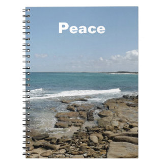 Customized Rocky Beach Notebook