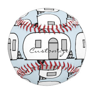 Customized Rounded Caravan Chez Trailer Baseball