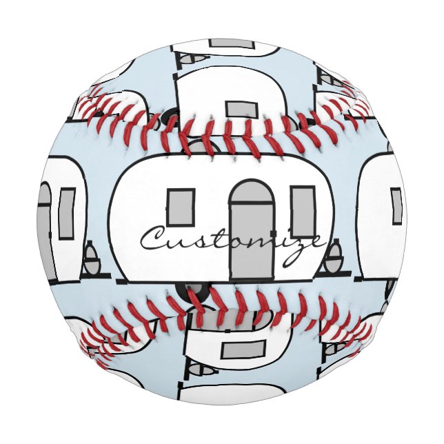 Customized Rounded Caravan Chez Trailer Baseball (Front)