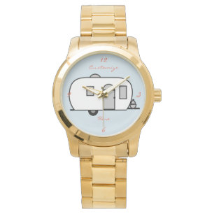 Customized Rounded Gypsy tiny caravan Watch