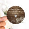 Customized Rustic Mason Jars Wood Hearts Wedding